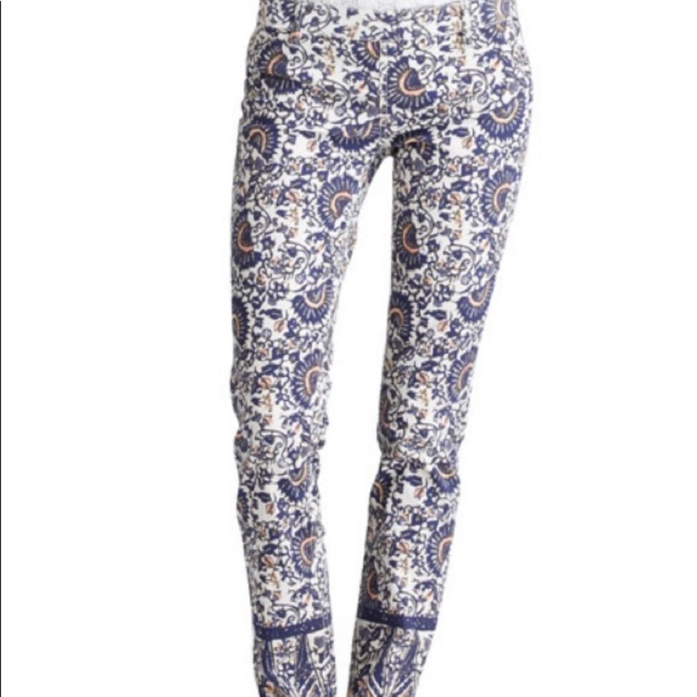 Tory Burch Cropped Skinny Jean